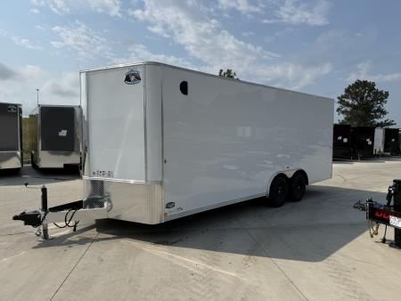 New 2027 R&M 8.5x20 + 2’V Rear Ramp Enclosed Cargo Trailer Car Hauler