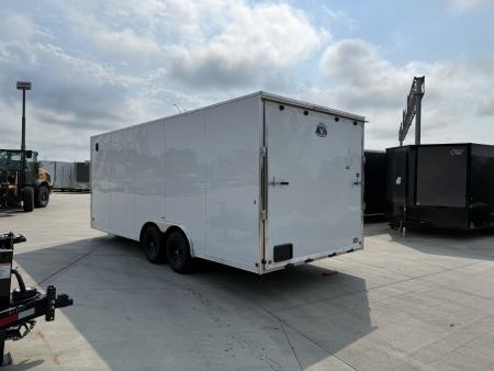 New 2027 R&M 8.5x20 + 2’V Rear Ramp Enclosed Cargo Trailer Car Hauler