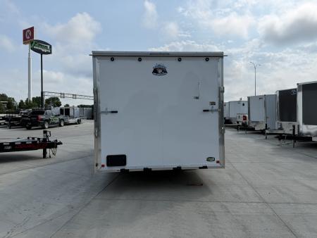 New 2027 R&M 8.5x20 + 2’V Rear Ramp Enclosed Cargo Trailer Car Hauler