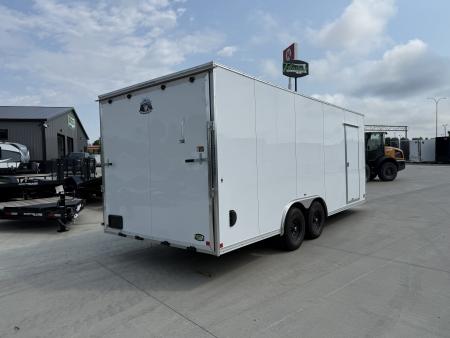 New 2027 R&M 8.5x20 + 2’V Rear Ramp Enclosed Cargo Trailer Car Hauler
