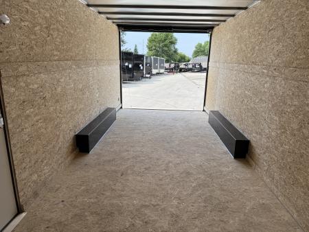 New 2027 R&M 8.5x20 + 2’V Rear Ramp Enclosed Cargo Trailer Car Hauler