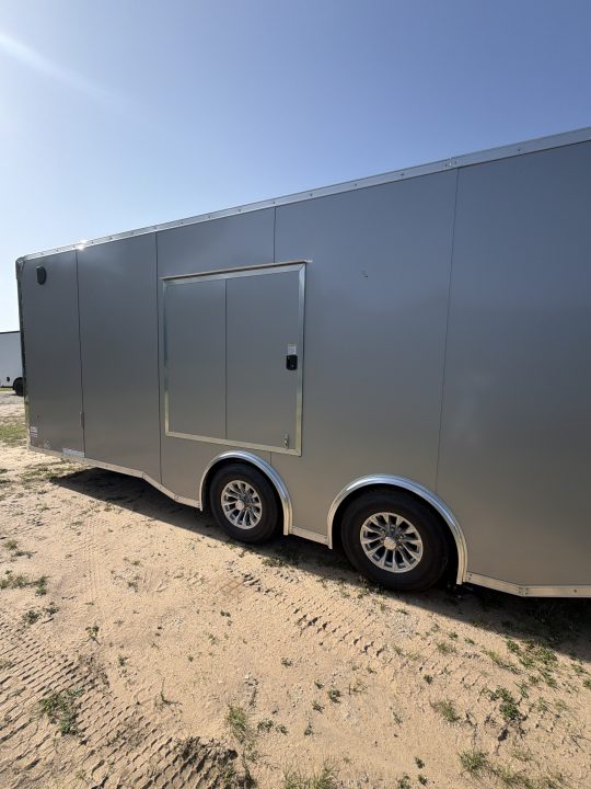 New 2026 Pace American 8.5 X 22 Cargosport Flat Top Bullnose Race 10K