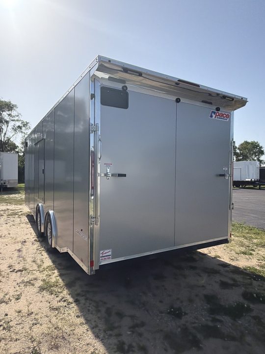 New 2026 Pace American 8.5 X 22 Cargosport Flat Top Bullnose Race 10K