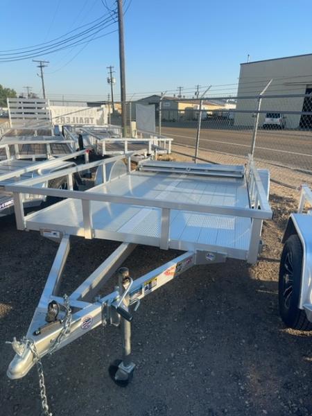 New 2025 H&H Trailers 76x12 Aluminum Rail Side Utility Trailer, 3K Idler Utility Trailer