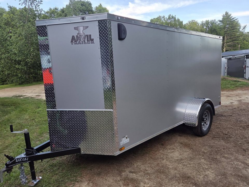 New 2026 Anvil 5x12 extra height enclosed cargo trailer rear ramp and side door Cargo / Enclosed Trailer