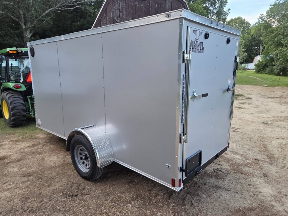 New 2026 Anvil 5x12 extra height enclosed cargo trailer rear ramp and side door Cargo / Enclosed Trailer