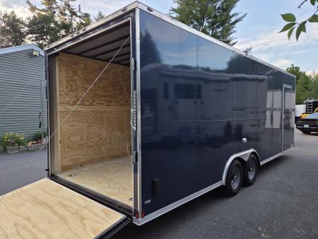 New 2026 Anvil 8.5x24 9990lb gvwr enclosed trailer with 7,6 interior rear ramp blue Car / Racing Trailer