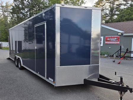 New 2026 Anvil 8.5x24 9990lb gvwr enclosed trailer with 7,6 interior rear ramp blue Car / Racing Trailer