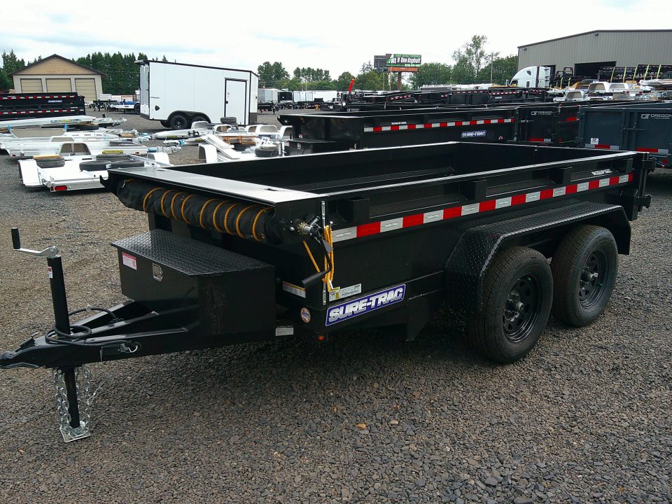 New 2026 Sure-Trac 7x14 Low Pro Dump Trailer 14K