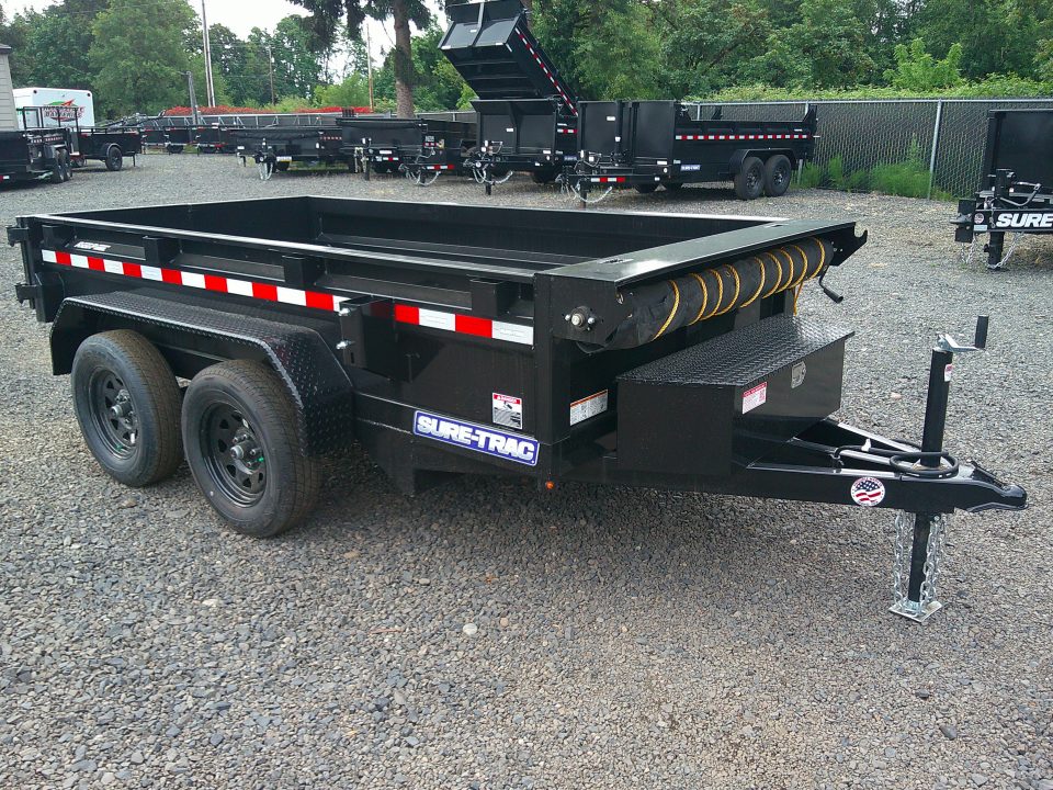 New 2026 Sure-Trac 7x14 Low Pro Dump Trailer 14K