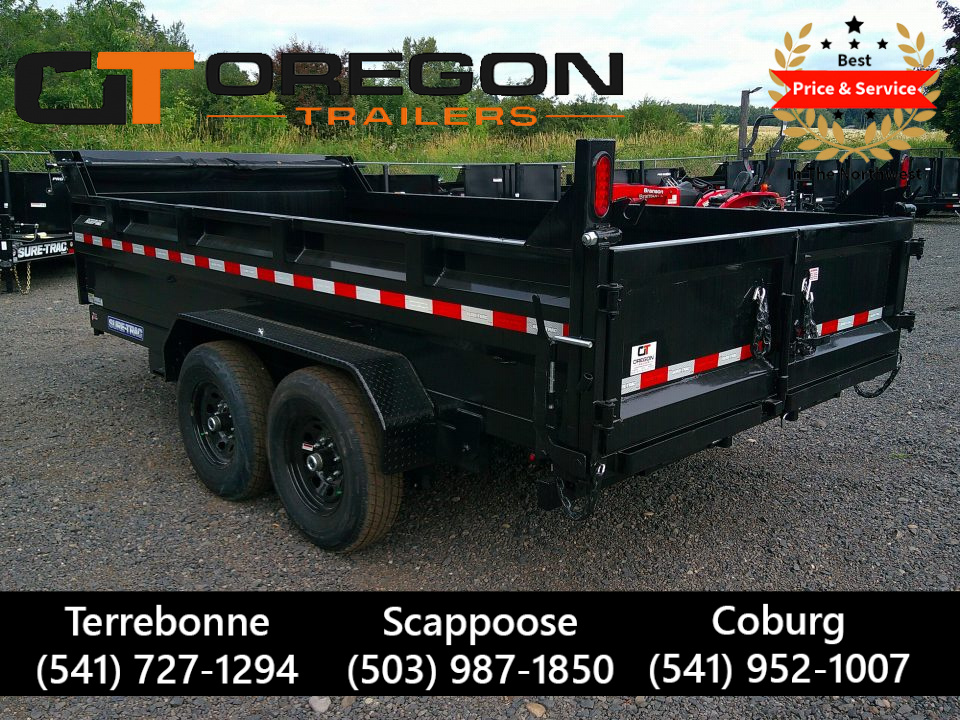 New 2026 Sure-Trac 7x14 Low Pro Dump Trailer 14K