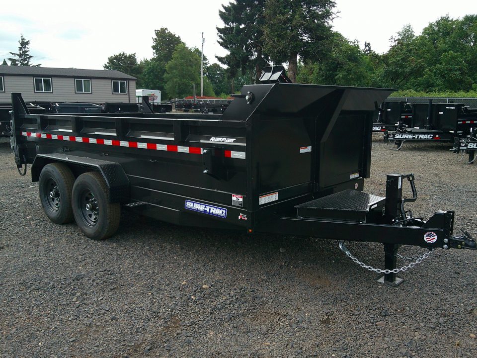 New 2026 Sure-Trac 7x14 Low Pro Dump Trailer 14K