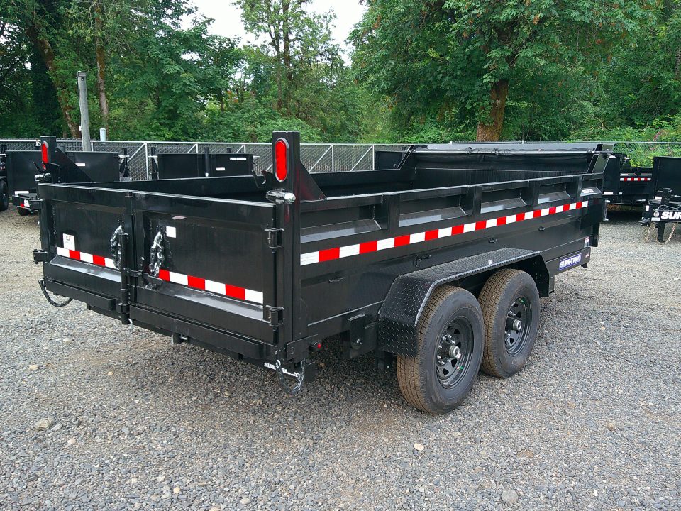 New 2026 Sure-Trac 7x14 Low Pro Dump Trailer 14K