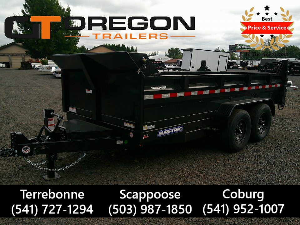 New 2026 Sure-Trac 7x14 Low Pro Dump Trailer 14K