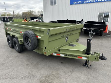 New DTB 83X14 14.9K DUMP TRAILER - SNIPER SERIES - MILITARY GREEN