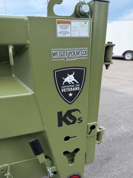 New DTB 83X14 14.9K DUMP TRAILER - SNIPER SERIES - MILITARY GREEN