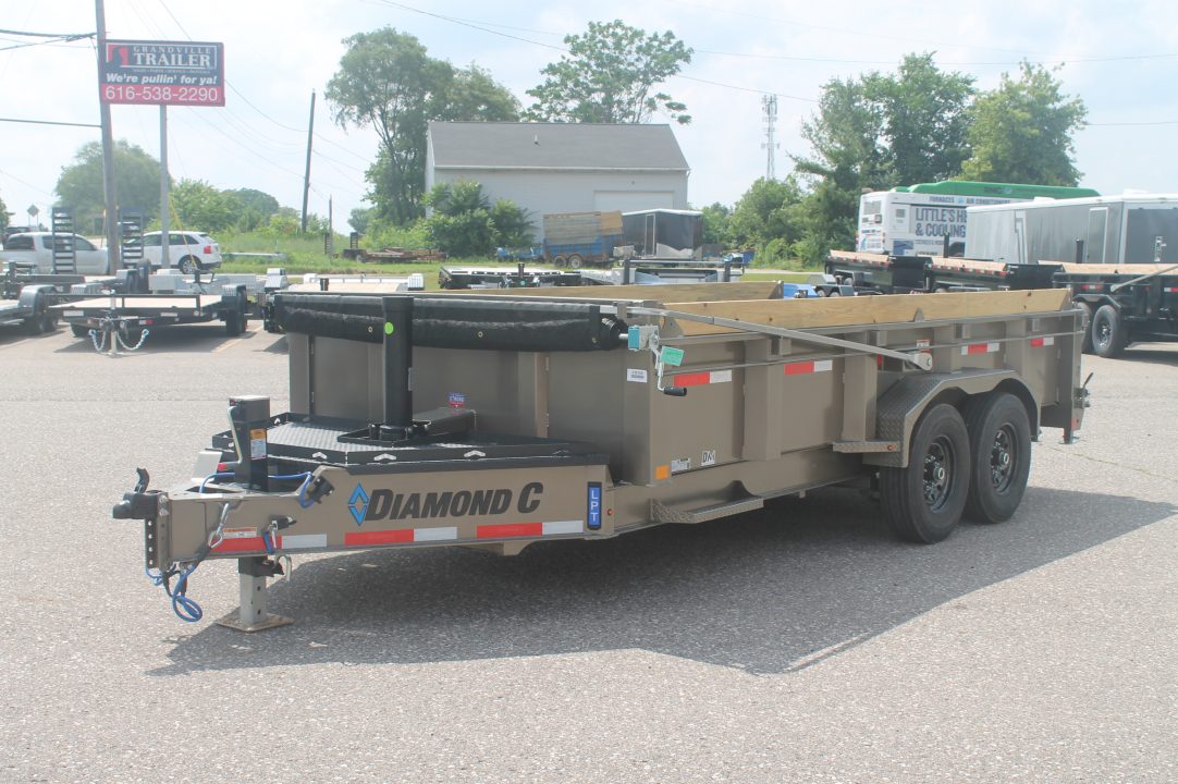 New 2026 Diamond C Trailers LPT207 16x82 Dump Trailer