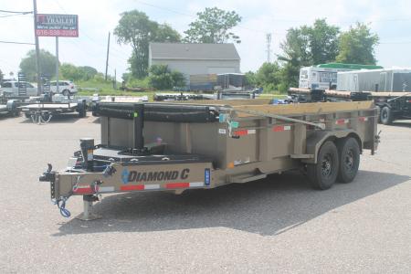 New 2026 Diamond C Trailers LPT207 16x82 Dump Trailer
