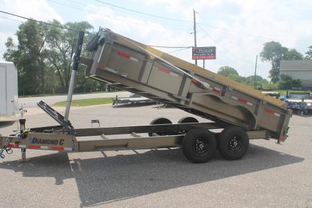 New 2026 Diamond C Trailers LPT207 16x82 Dump Trailer