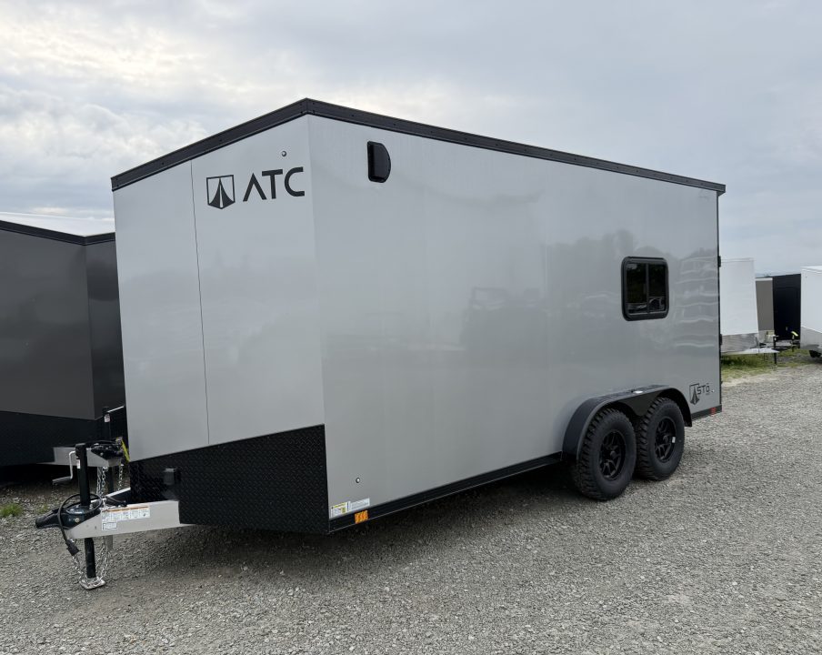 New 2027 ATC 7.5 x 16 Sto450 Adventure Package Aluminum Enclosed Cargo Trailer