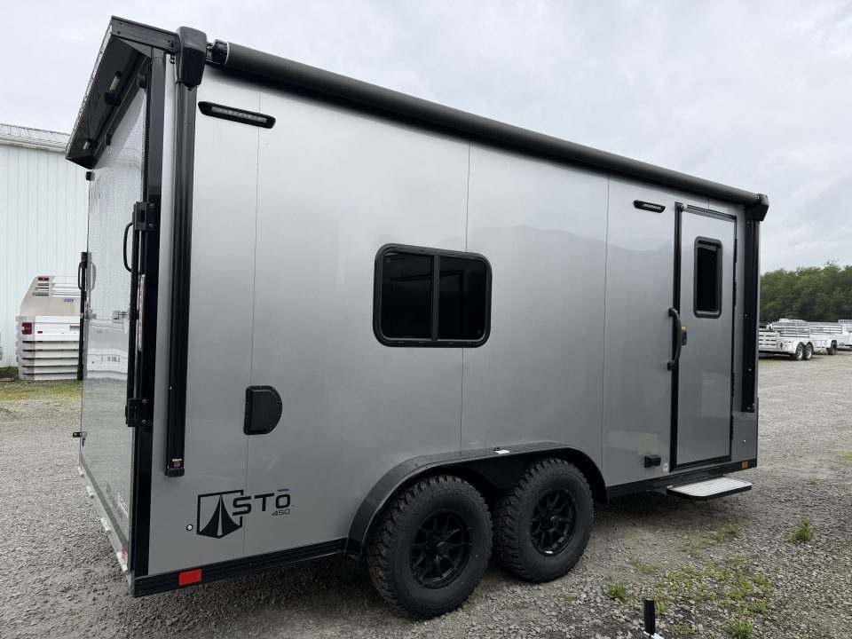 New 2027 ATC 7.5 x 16 Sto450 Adventure Package Aluminum Enclosed Cargo Trailer
