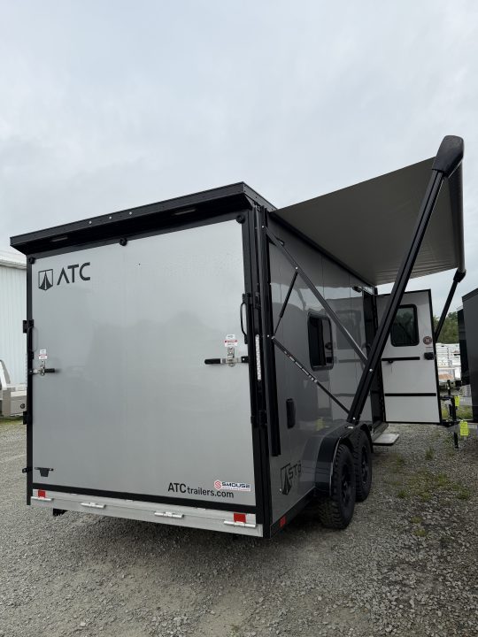 New 2027 ATC 7.5 x 16 Sto450 Adventure Package Aluminum Enclosed Cargo Trailer