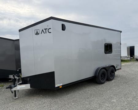 New 2027 ATC 7.5 x 16 Sto450 Adventure Package Aluminum Enclosed Cargo Trailer