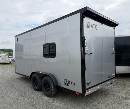 New 2027 ATC 7.5 x 16 Sto450 Adventure Package Aluminum Enclosed Cargo Trailer