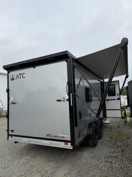 New 2027 ATC 7.5 x 16 Sto450 Adventure Package Aluminum Enclosed Cargo Trailer