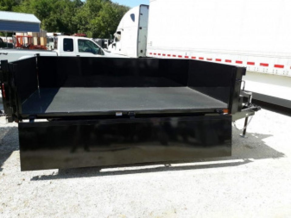 New 2027 HOMESTEADER 610MB SERIES/ 6X10 DUMP TRAILER / 5200# Electric Brake Axles / Curb Side Drop Side / Barn Door Rear Gates / Tarp