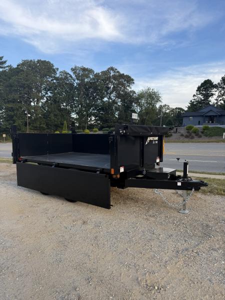 New 2027 HOMESTEADER 610MB SERIES/ 6X10 DUMP TRAILER / 5200# Electric Brake Axles / Curb Side Drop Side / Barn Door Rear Gates / Tarp