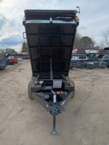 New 2027 HOMESTEADER 610MB SERIES/ 6X10 DUMP TRAILER / 5200# Electric Brake Axles / Curb Side Drop Side / Combo Spread - Barn Door Rear Gates / Tarp