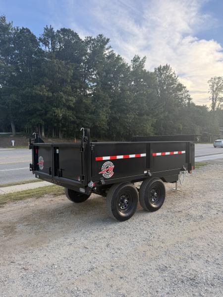 New 2027 HOMESTEADER 610MB SERIES/ 6X10 DUMP TRAILER / 5200# Electric Brake Axles / Curb Side Drop Side / Combo Spread - Barn Door Rear Gates / Tarp