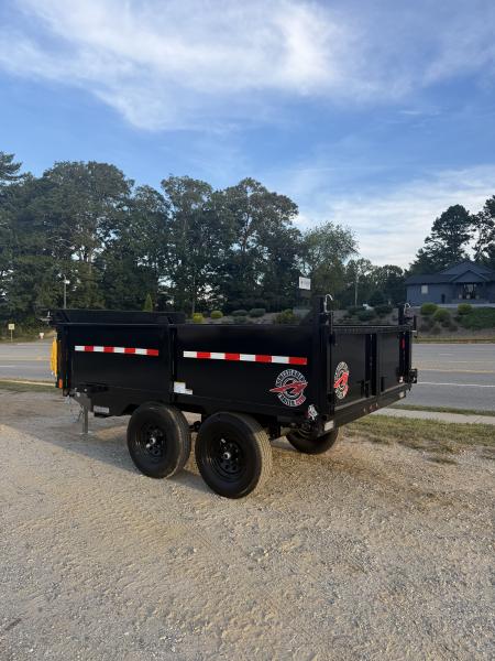New 2027 HOMESTEADER 610MB SERIES/ 6X10 DUMP TRAILER / 5200# Electric Brake Axles / Curb Side Drop Side / Combo Spread - Barn Door Rear Gates / Tarp