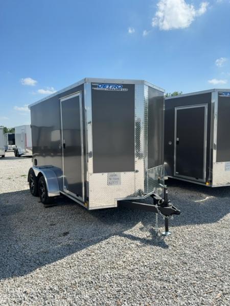 New 2026 Cargo Express 6 x 12 EX DLX Flat Top V-Nose 7K Cargo / Enclosed Trailer