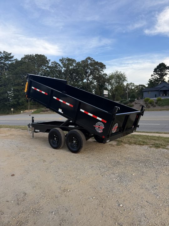 New 2027 HOMESTEADER 612MB SERIES/ 6X12 DUMP TRAILER / 5200# Electric Brake Axles / Curb Side Drop Side / Barn Door Rear Gates / Tarp