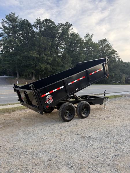 New 2027 HOMESTEADER 612MB SERIES/ 6X12 DUMP TRAILER / 5200# Electric Brake Axles / Curb Side Drop Side / Barn Door Rear Gates / Tarp