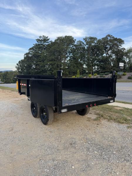 New 2027 HOMESTEADER 612MB SERIES/ 6X12 DUMP TRAILER / 5200# Electric Brake Axles / Curb Side Drop Side / Barn Door Rear Gates / Tarp