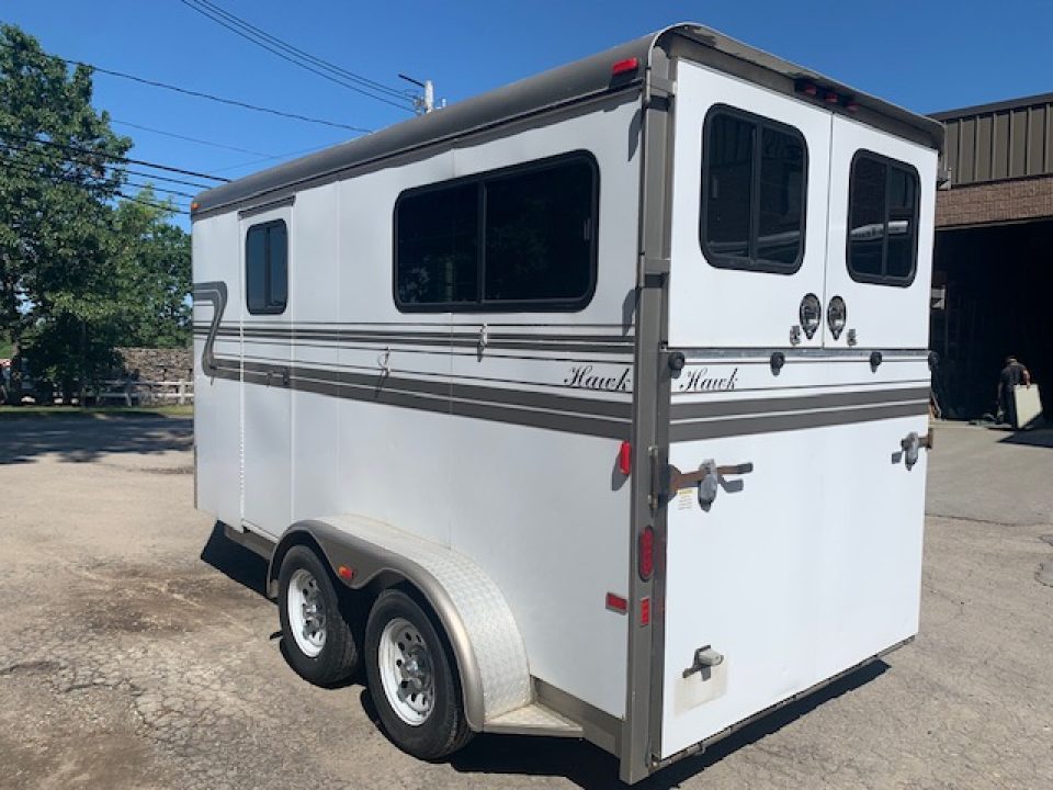 Used 2008 Hawk 2h Hawk D/Room Horse Trailer