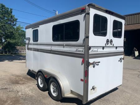 Used 2008 Hawk 2h Hawk D/Room Horse Trailer