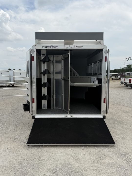 New 2026 Featherlite 4 Horse 15' Living Quarters Gooseneck Horse Trailer