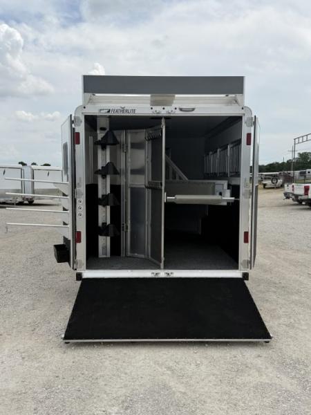 New 2026 Featherlite 4 Horse 15' Living Quarters Gooseneck Horse Trailer