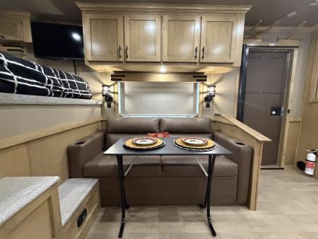 New 2026 Featherlite 4 Horse 15' Living Quarters Gooseneck Horse Trailer