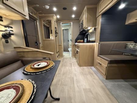 New 2026 Featherlite 4 Horse 15' Living Quarters Gooseneck Horse Trailer