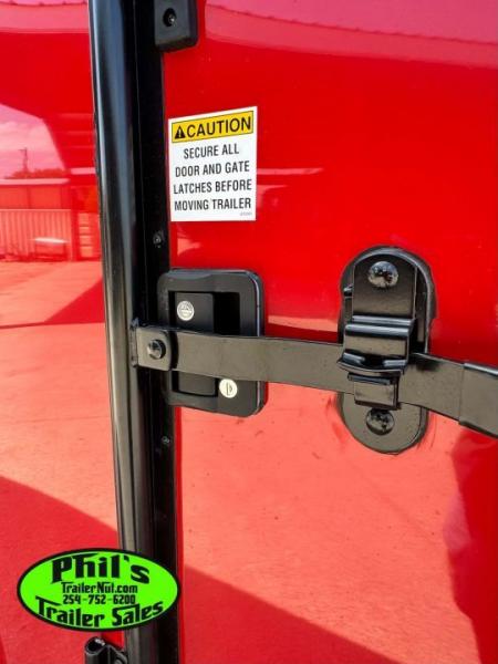New 2026 6X12 ENCLOSED TRAILER Cargo / Enclosed Trailer REAR WING & SCREWLESS .080 EXTERIOR!