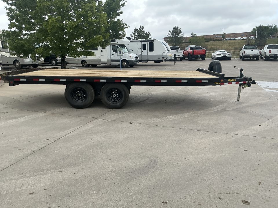 Used 2026 Big Tex 14OE-18STA-S8BK Flatbed Trailer
