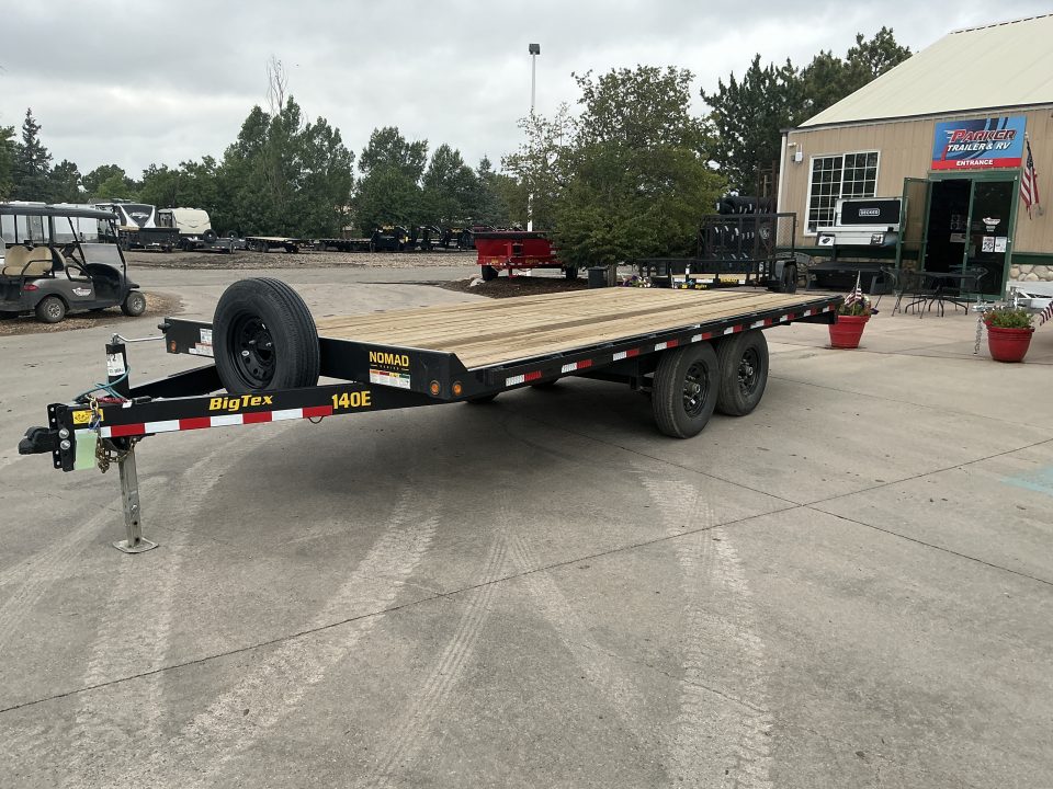 Used 2026 Big Tex 14OE-18STA-S8BK Flatbed Trailer