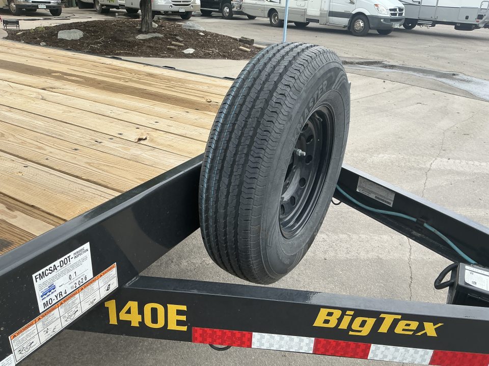 Used 2026 Big Tex 14OE-18STA-S8BK Flatbed Trailer
