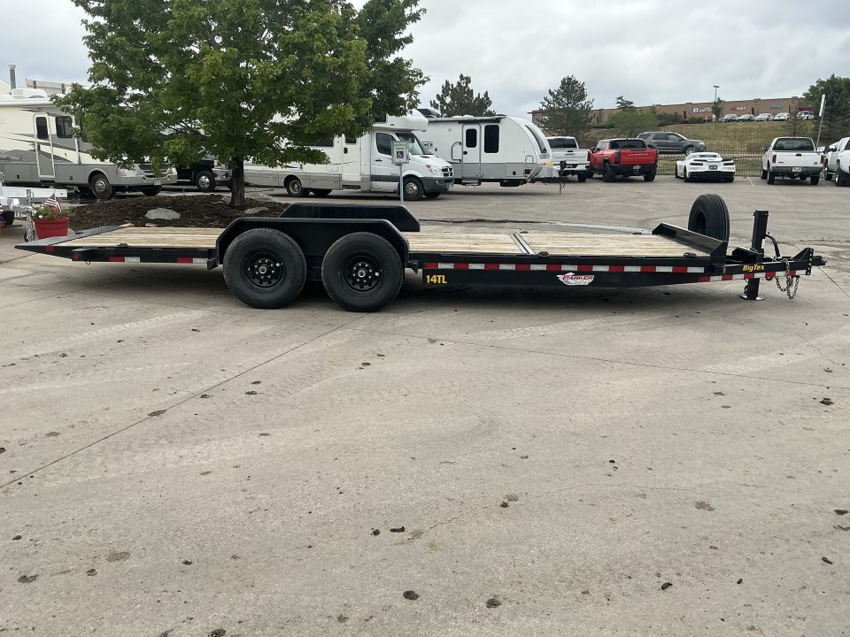 Used 2024 Big Tex Trailers 14TL-22BK Flatbed Trailer