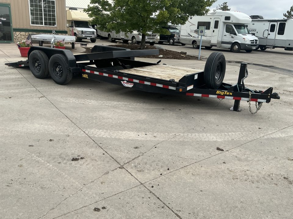 Used 2024 Big Tex Trailers 14TL-22BK Flatbed Trailer